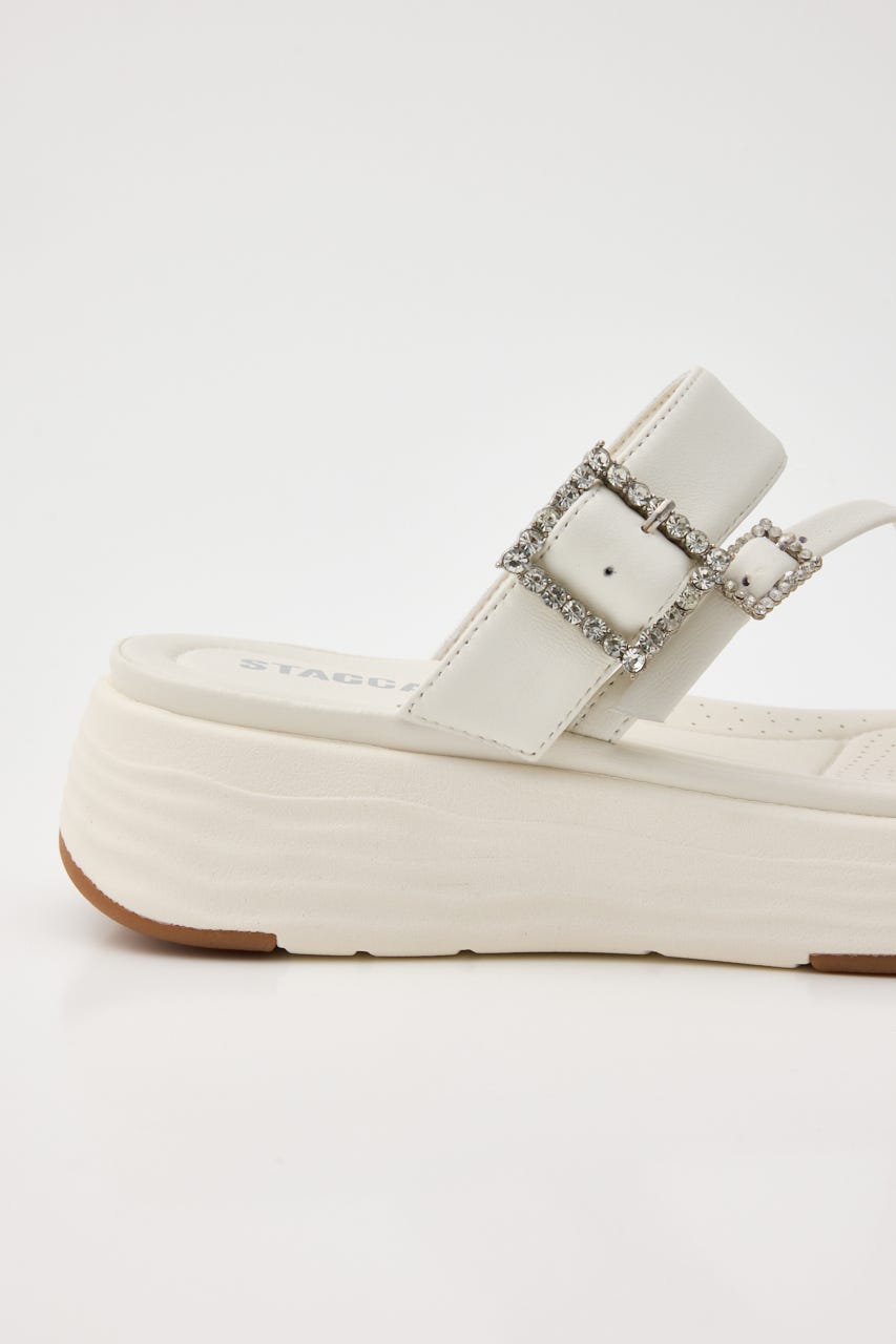 ピピソフティーコンフォートライトサンダル WHT 24.0cm