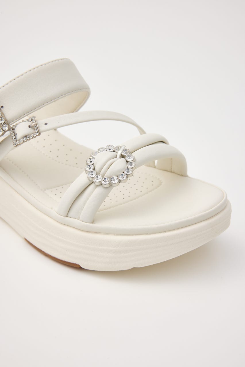 ピピソフティーコンフォートライトサンダル WHT 24.0cm