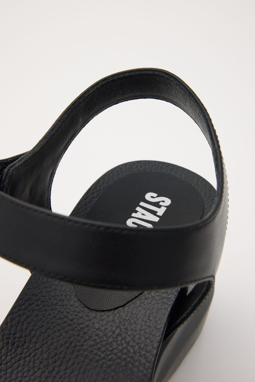 ロッキーライトウェイトサンダル BLK 24.0cm