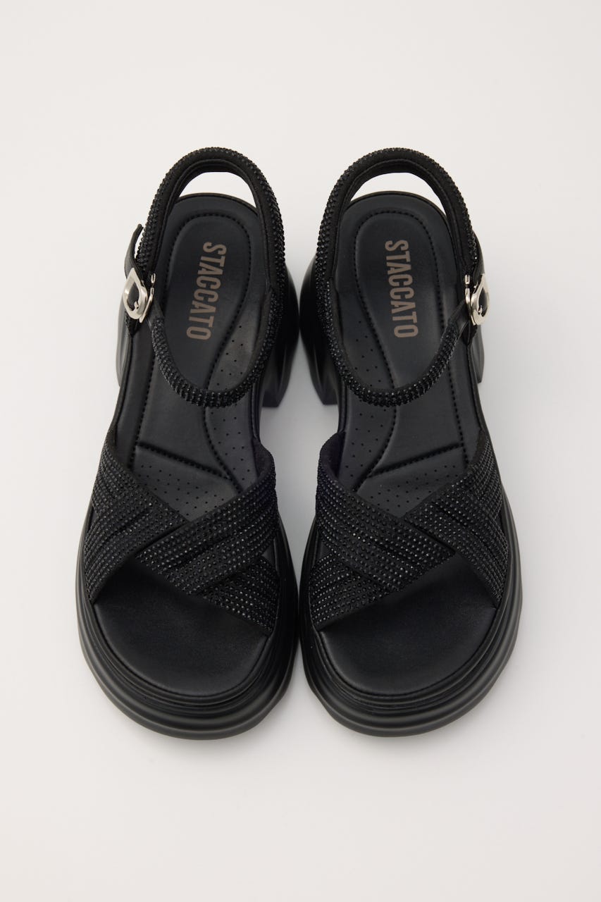 コスモパテッドソフティーコンフォートタンク BLK 24.5cm