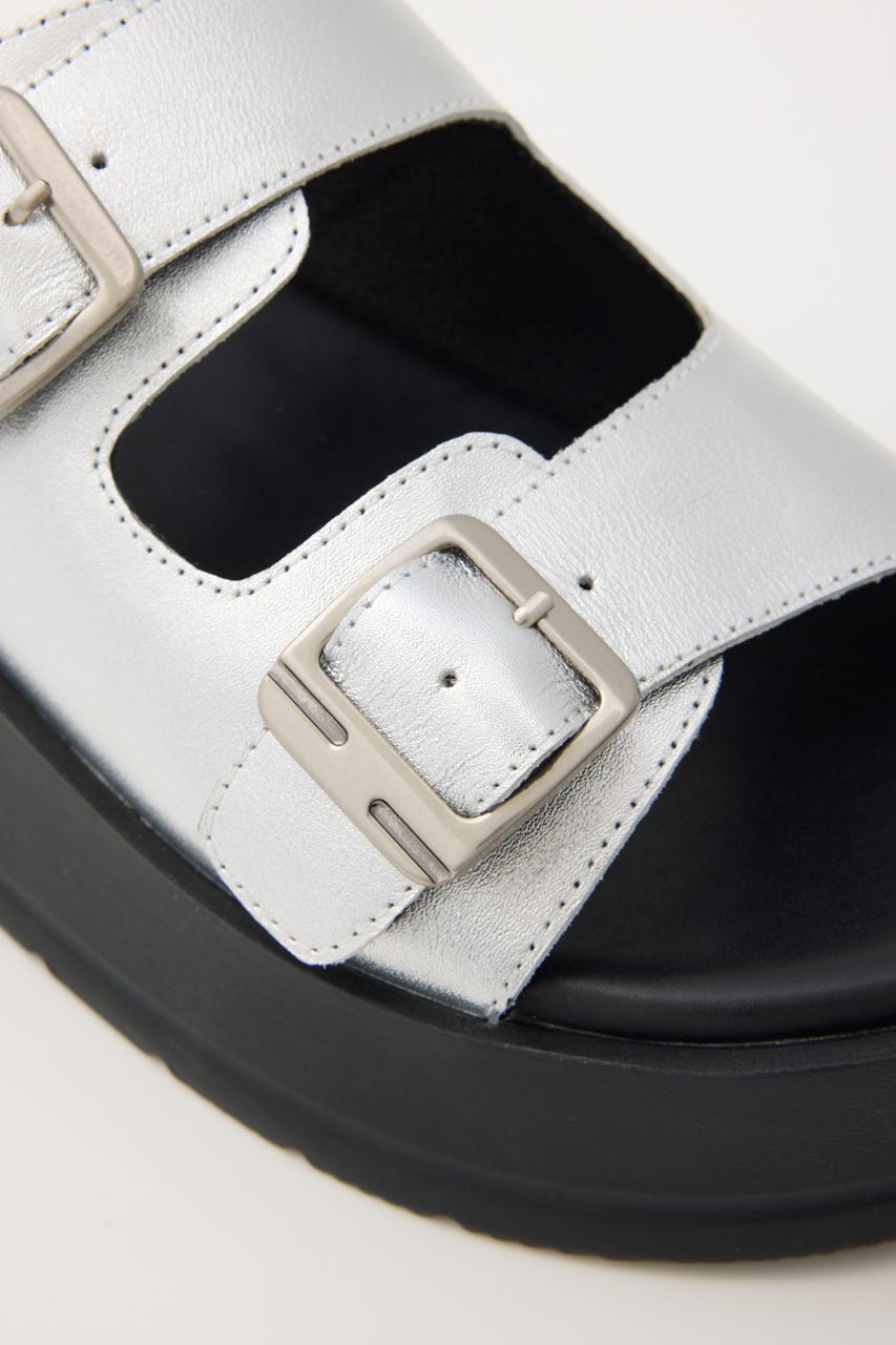 ロックライクプラットフォームサンダル SLV 23.0cm