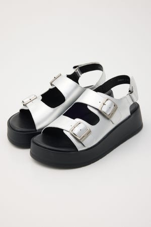 ロックライクプラットフォームサンダル