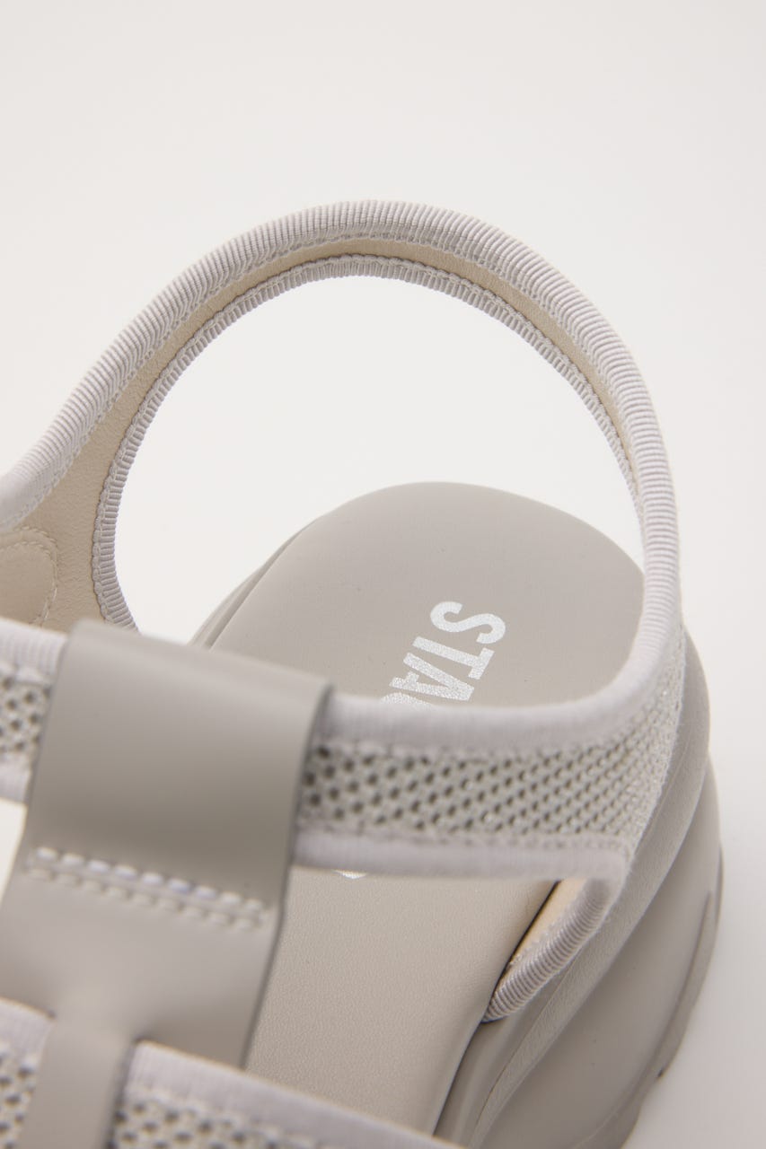 ムーングルカライトサンダル GRY 23.0cm