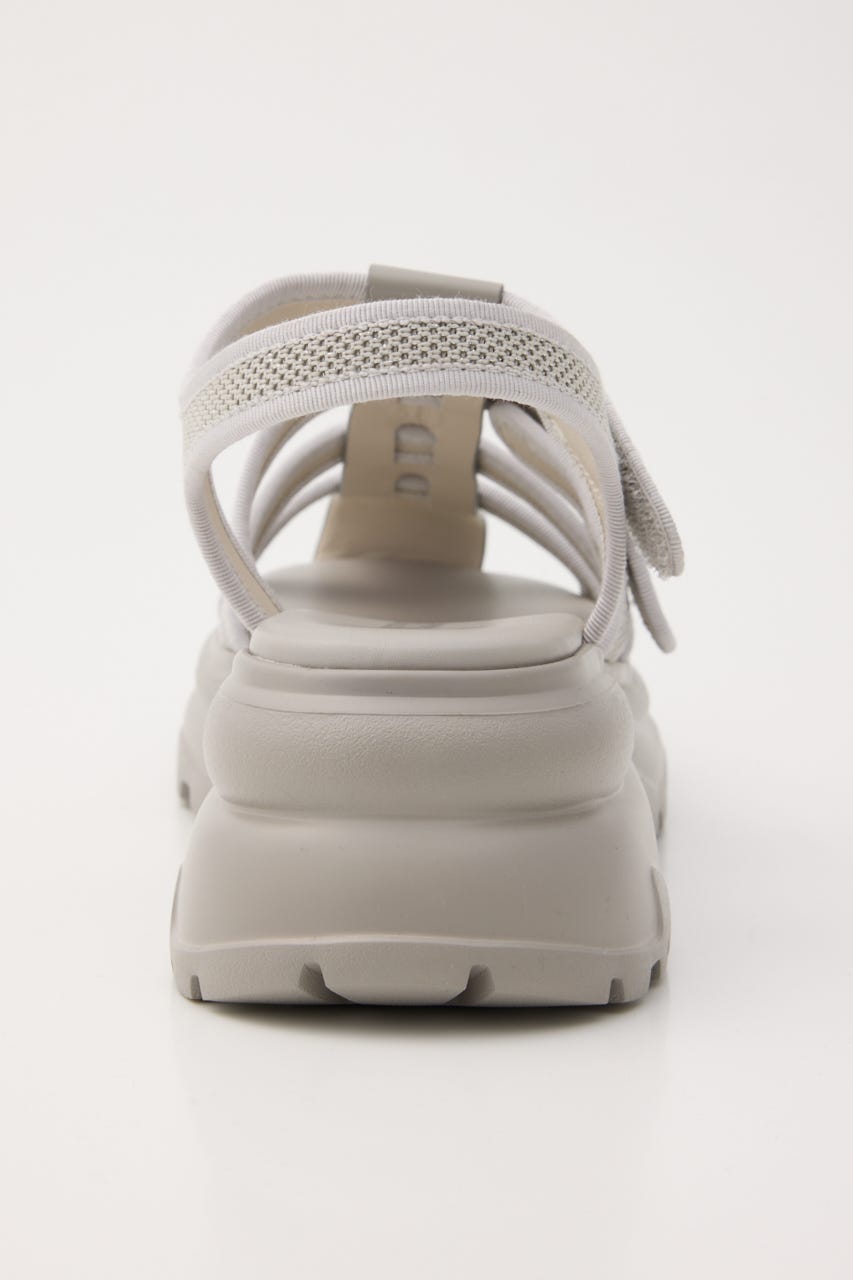 ムーングルカライトサンダル GRY 23.0cm