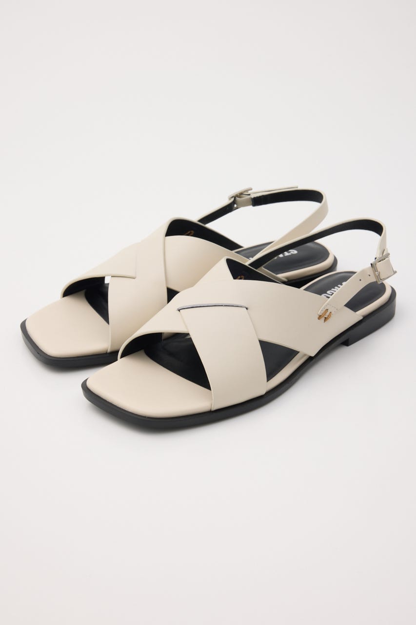 スクエアモードフラットティン WHT 23.5cm