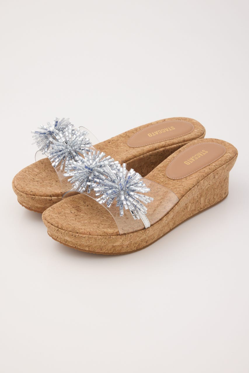 アルビジアコルクプラットフォーム SLV 23.0cm