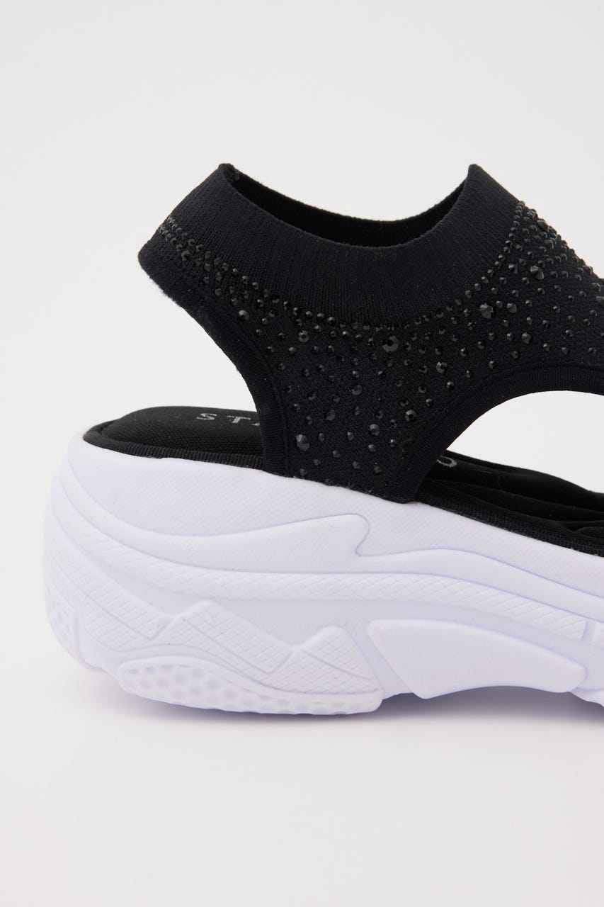 クリスタルカバーアップスポサン BLK 22.0cm