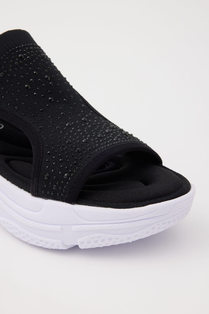 クリスタルカバーアップスポサン BLK 22.0cm