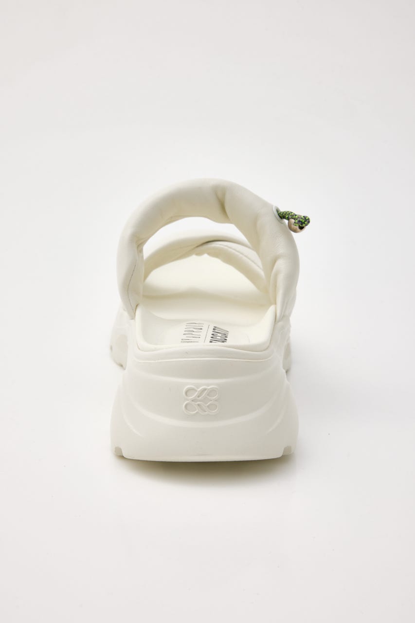ハリスパッファーボリュームサンダル WHT 22.5cm
