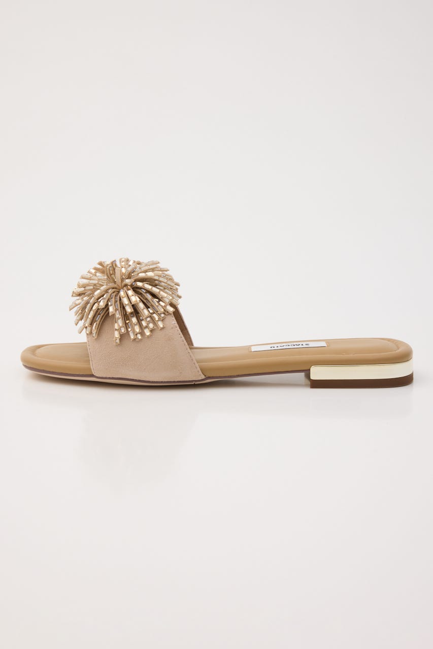 アルビジアフラットサンダル D/BEG 23.0cm