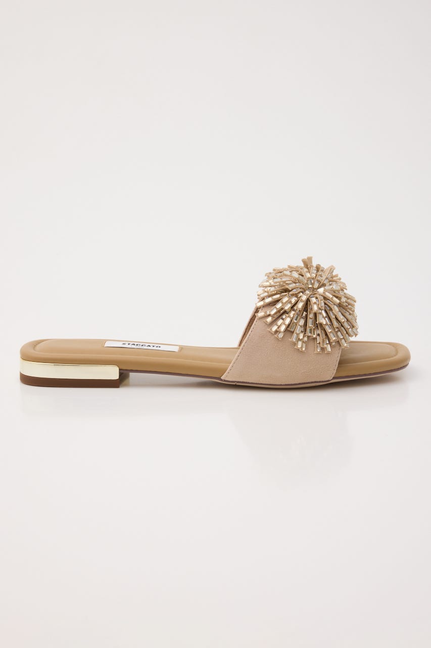 アルビジアフラットサンダル D/BEG 23.0cm