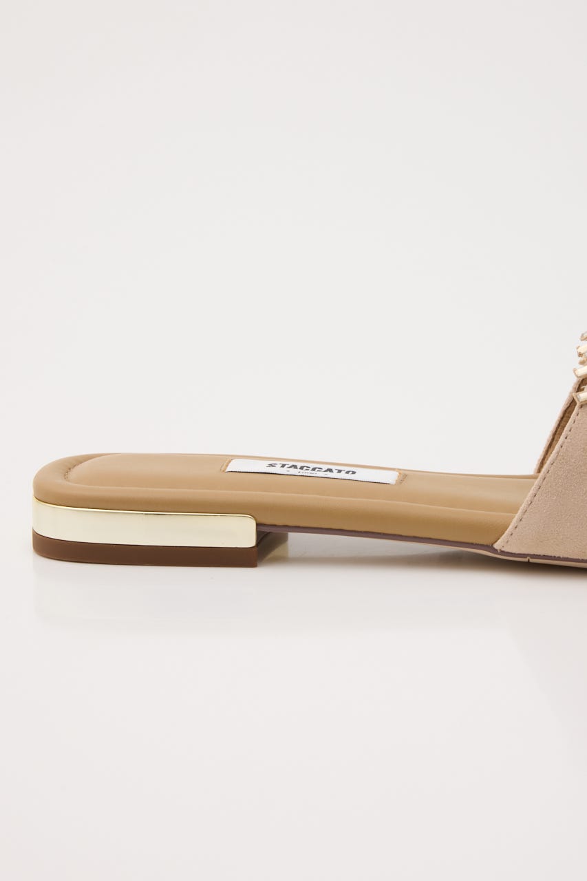 アルビジアフラットサンダル D/BEG 23.0cm