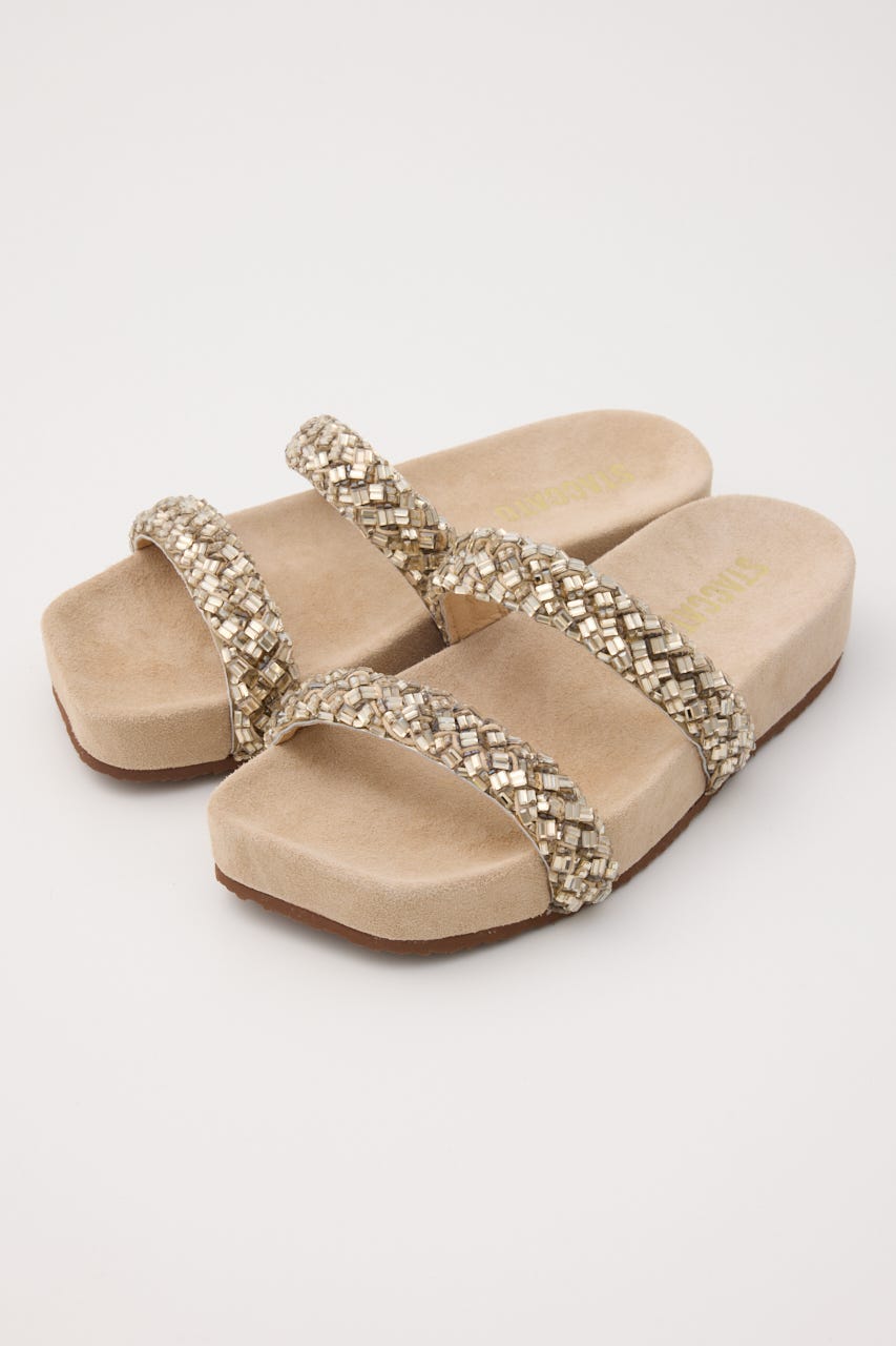 ジャスミンコンフォートサンダル GLD 23.0cm