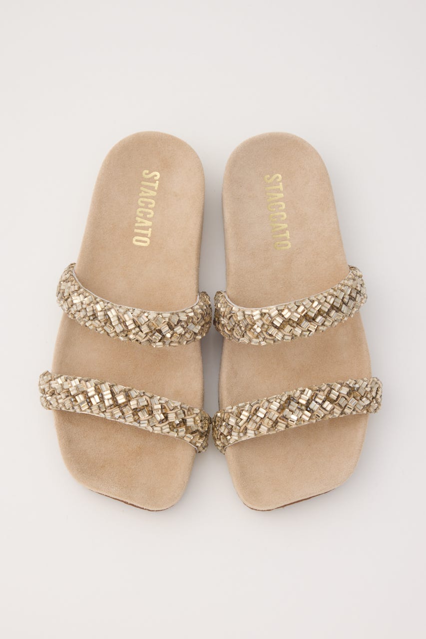 ジャスミンコンフォートサンダル GLD 23.0cm