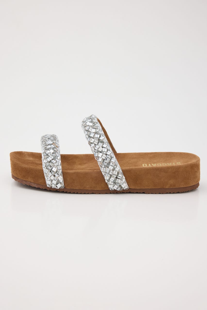 ジャスミンコンフォートサンダル SLV 24.5cm