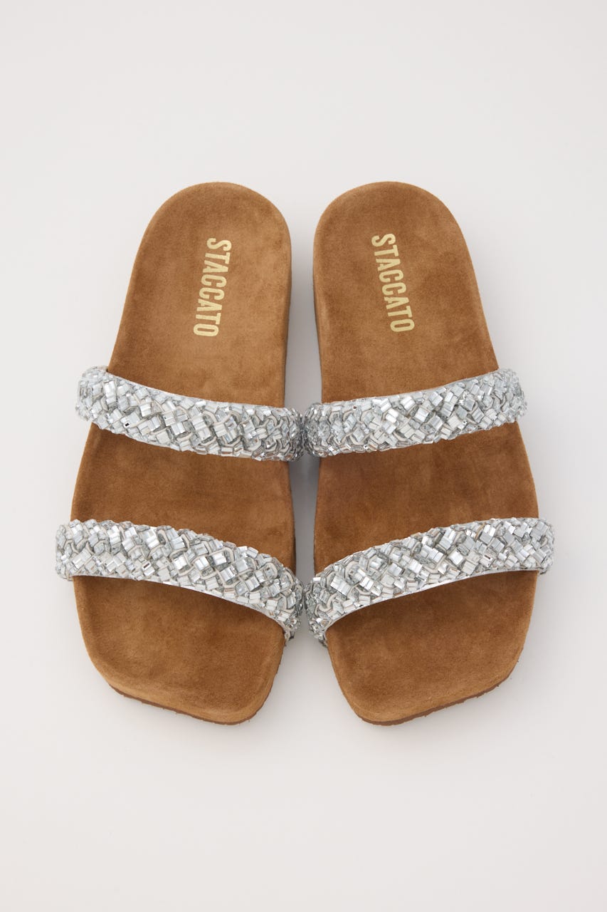 ジャスミンコンフォートサンダル SLV 24.5cm