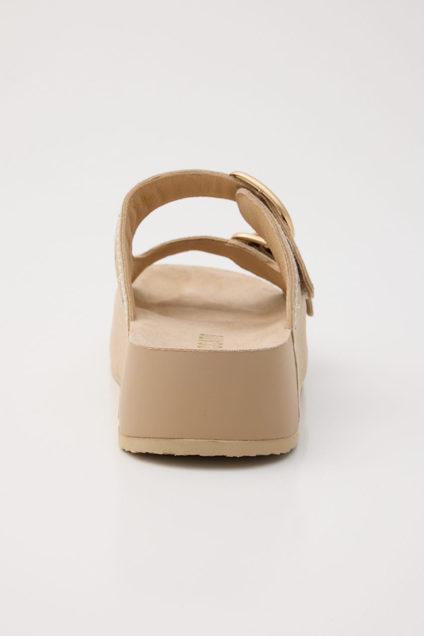 ラシーダプラットフォームサンダル D/BEG 22.0cm