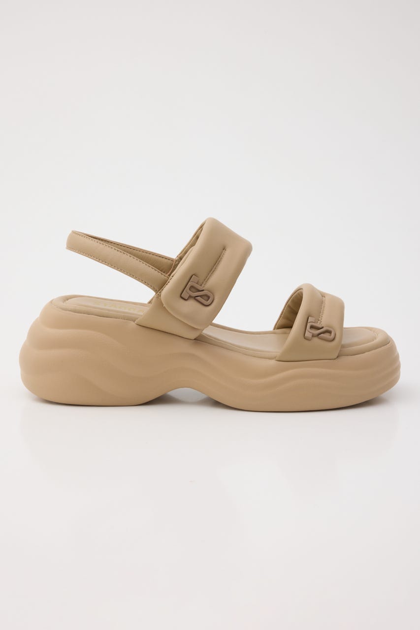 ミンネパッファーサンダル BEG 24.5cm