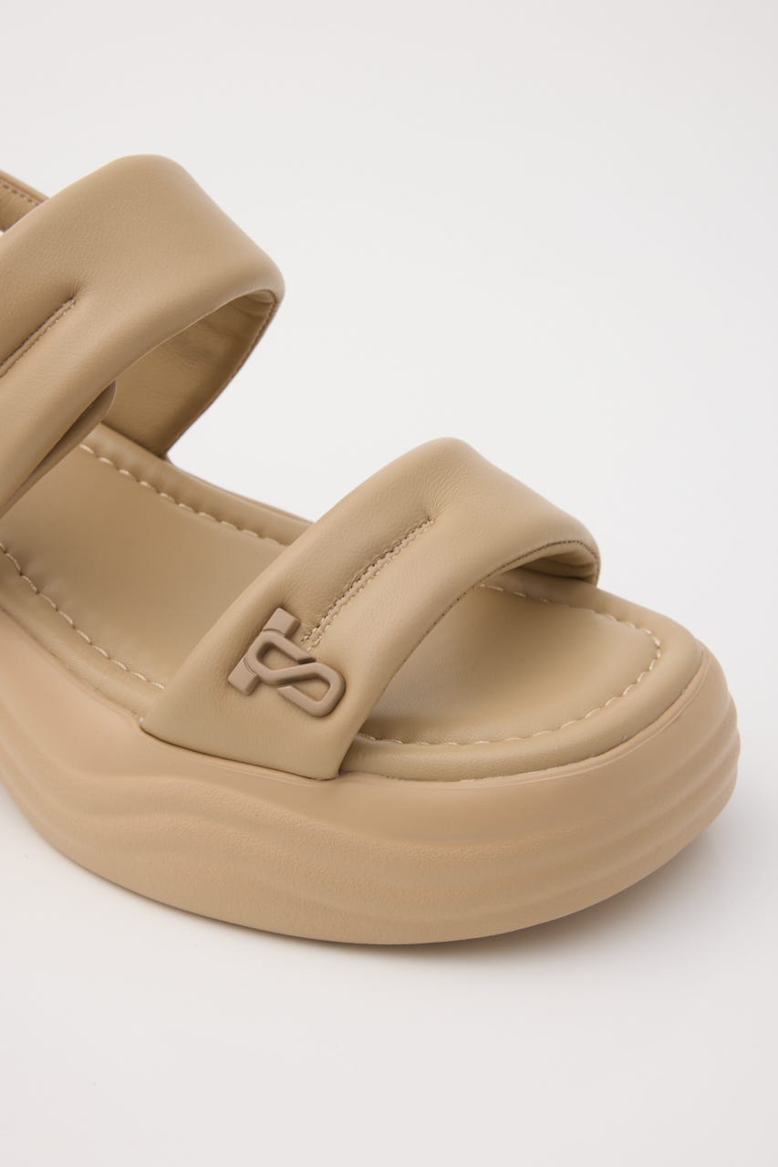 ミンネパッファーサンダル BEG 24.5cm