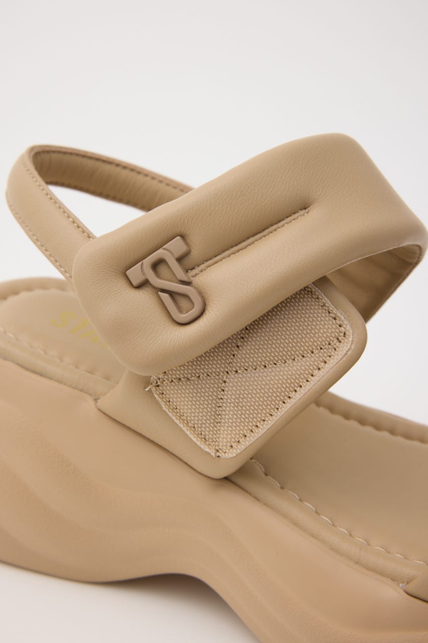 ミンネパッファーサンダル BEG 24.5cm