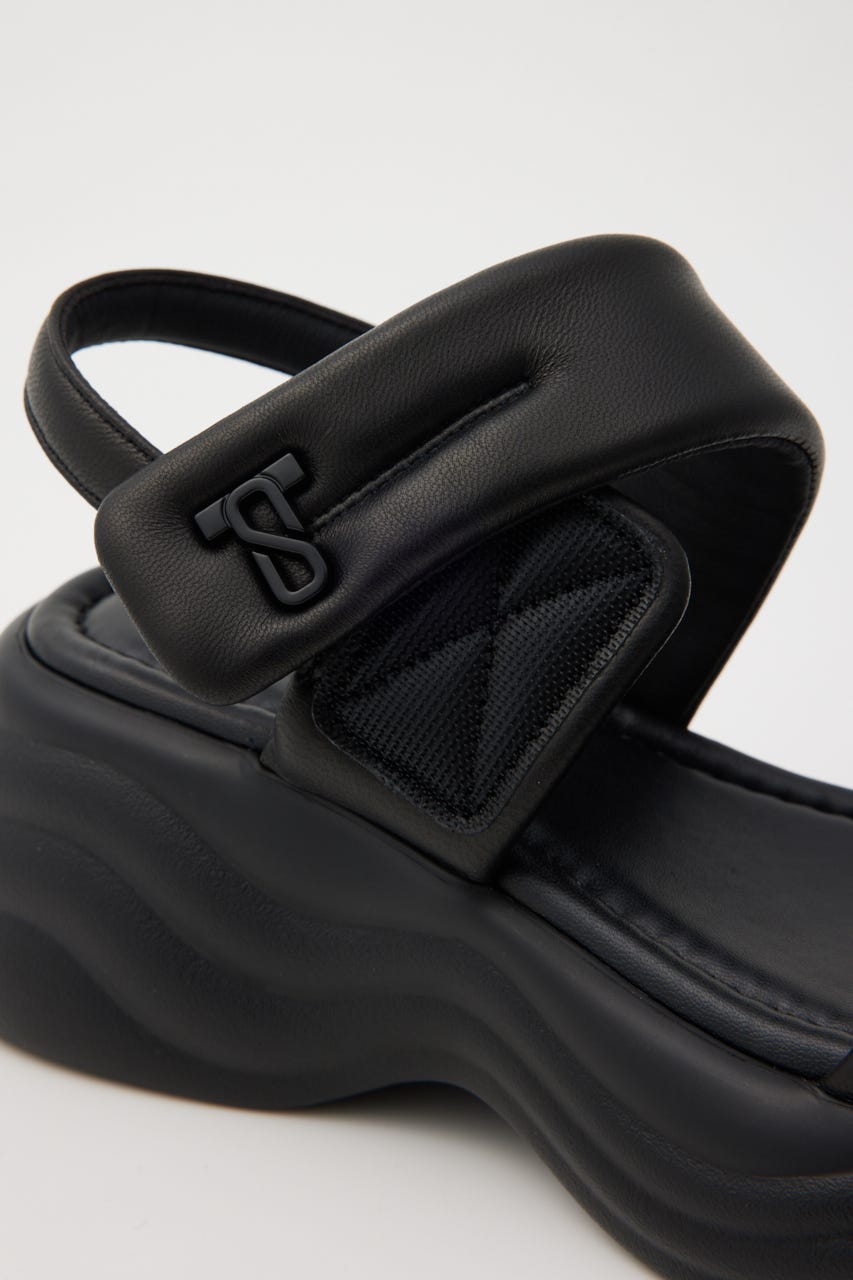 ミンネパッファーサンダル BLK 23.5cm