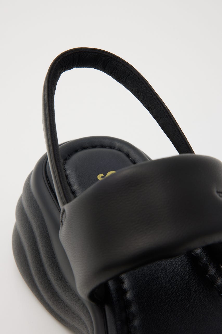 ミンネパッファーサンダル BLK 23.5cm