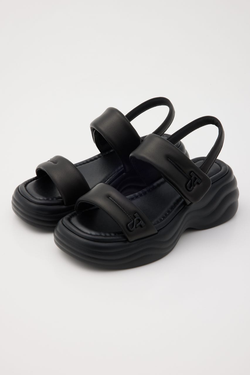ミンネパッファーサンダル BLK 23.5cm