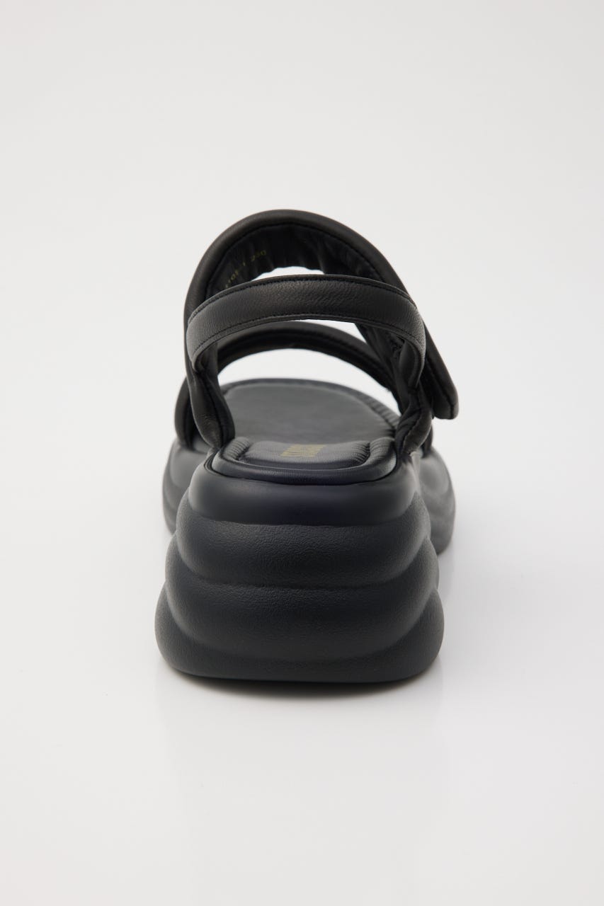 ミンネパッファーサンダル BLK 23.5cm