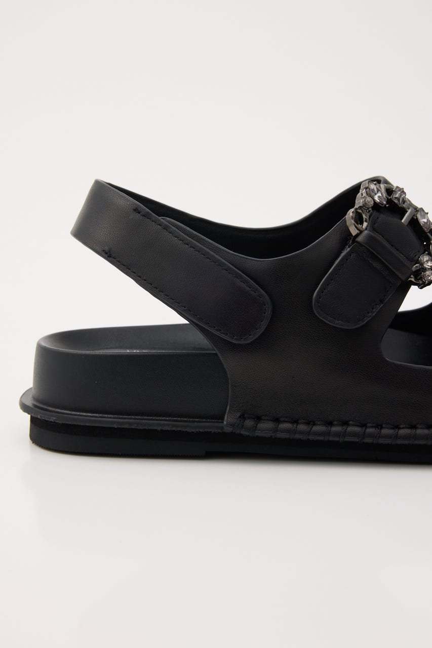 ゼリアフットベッドサンダル BLK 24.5cm