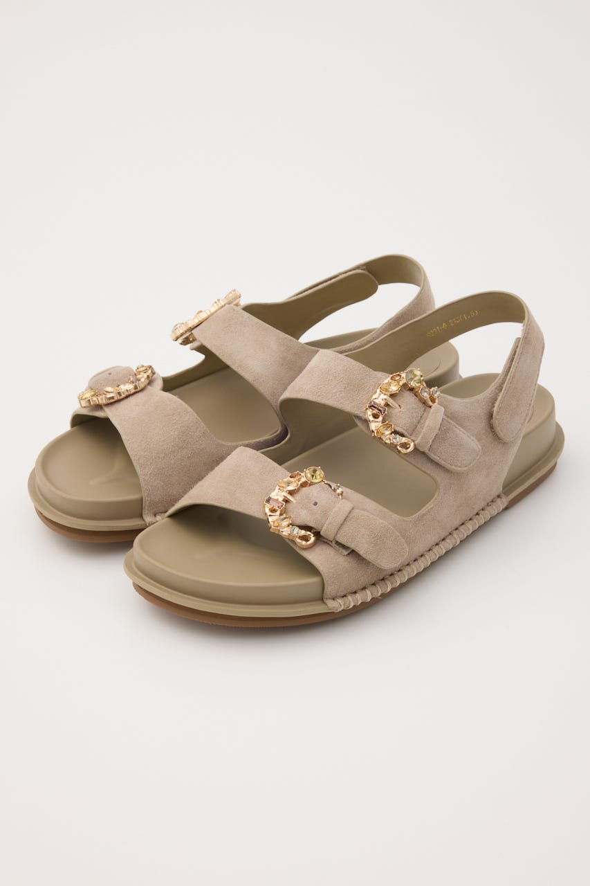 ゼリアフットベッドサンダル D/GREIGE 22.5cm