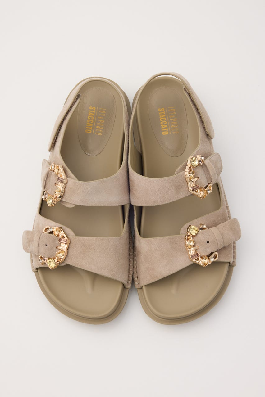 ゼリアフットベッドサンダル D/GREIGE 22.5cm