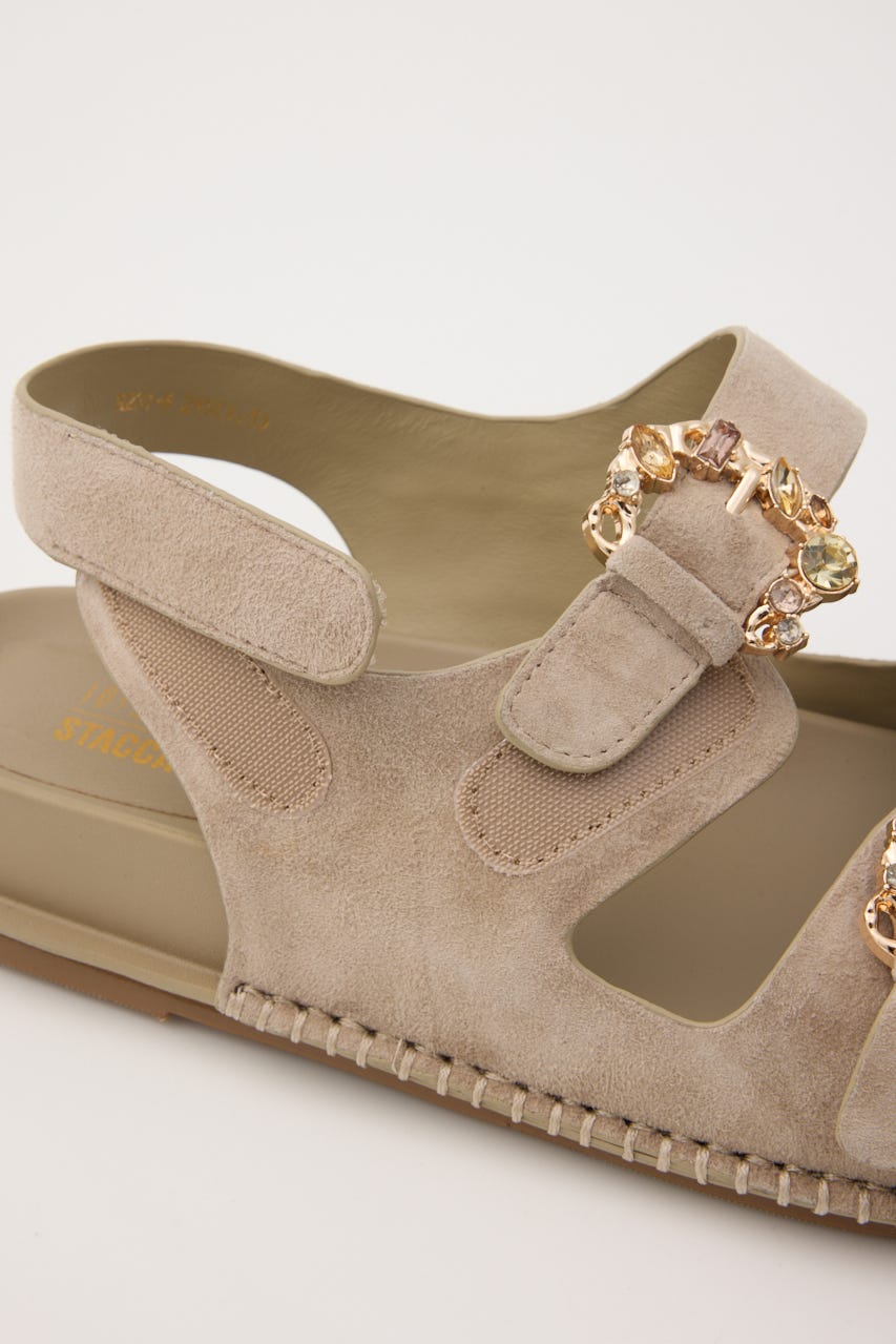 ゼリアフットベッドサンダル D/GREIGE 22.5cm