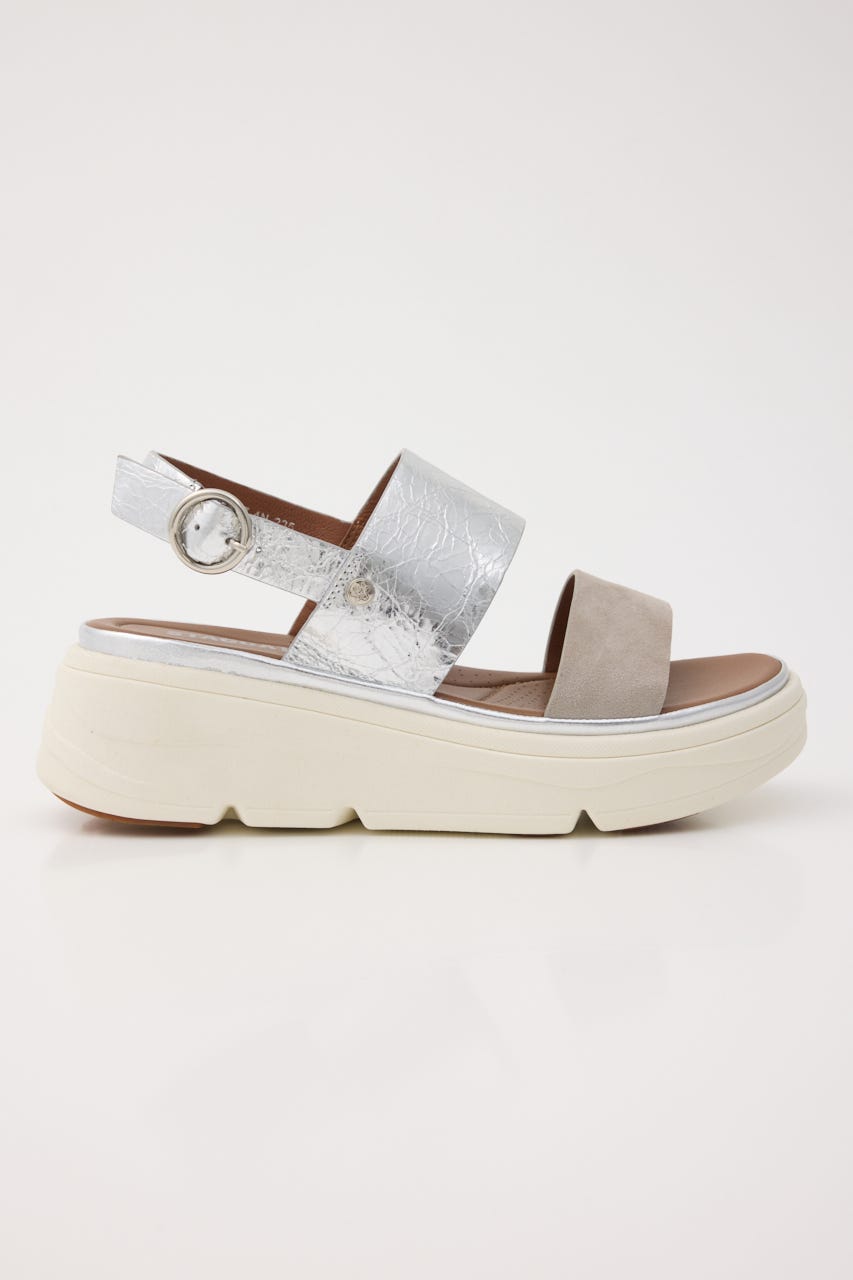 グリッターコンビクラウドルライトサンダル SLV 23.5cm