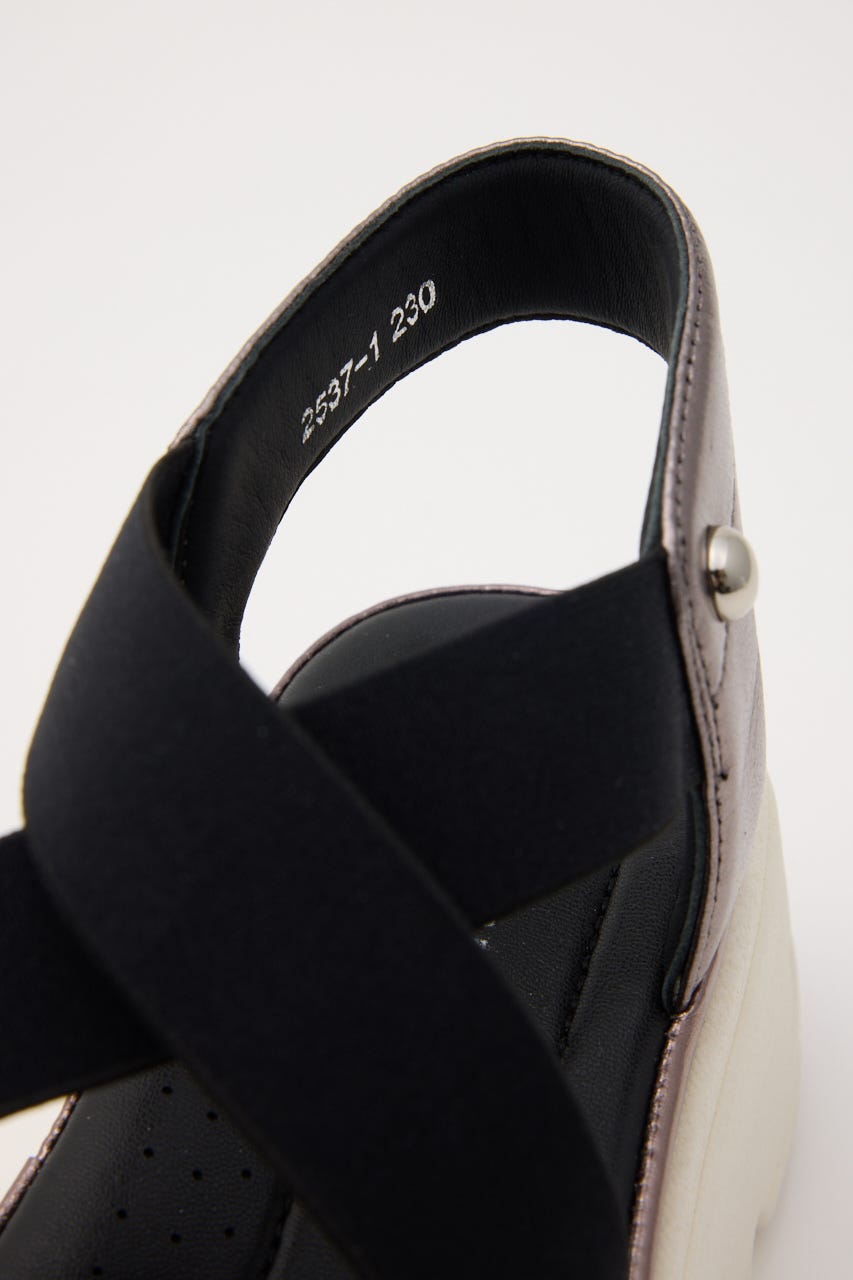 ライトクロスジャズサンダル GRY 22.0cm