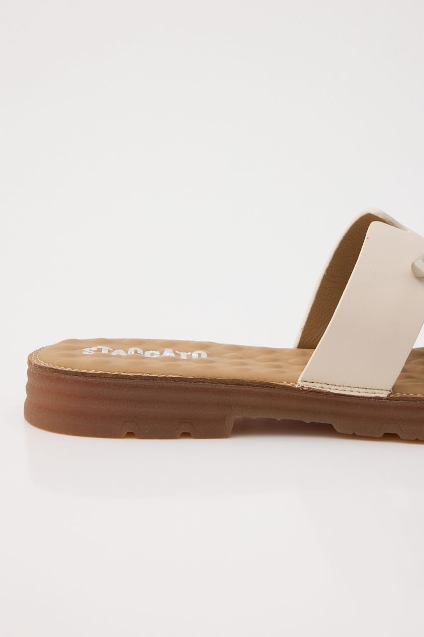 ドルチェリボンスリッパサンダル WHT 22.5cm