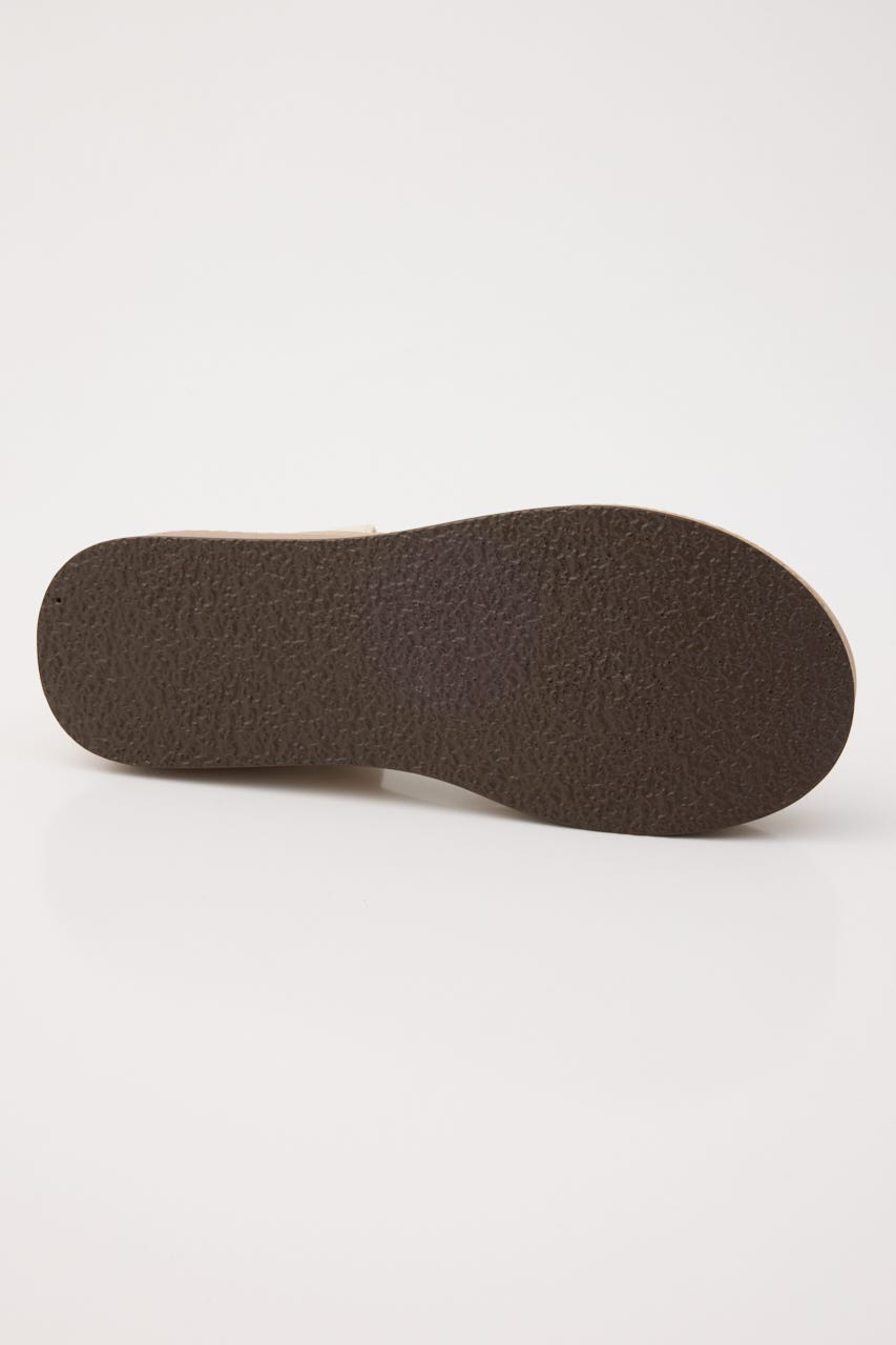 プルスコードプラットフォームサンダル SLV 24.0cm
