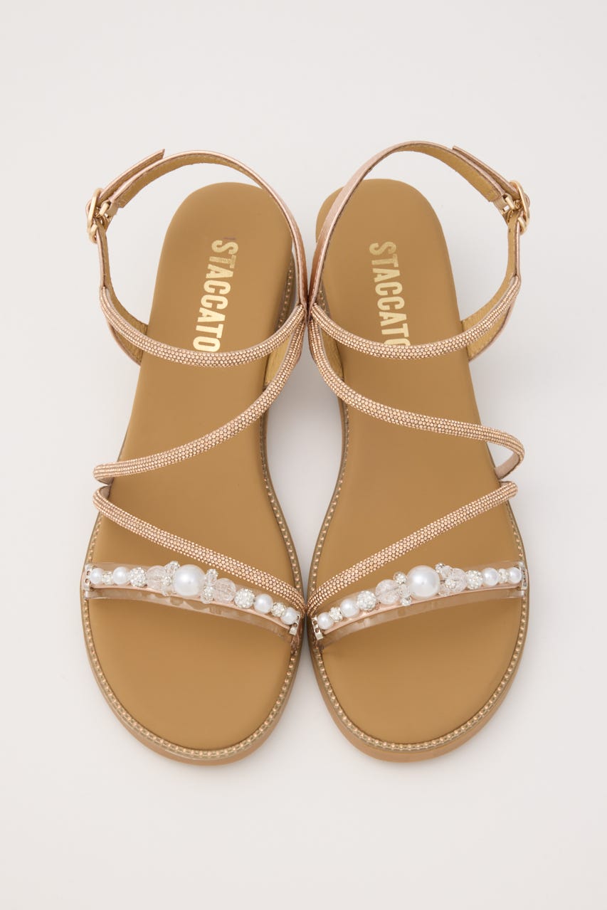 プルスコードパールコンビシャイニーフラット P.GLD 22.5cm