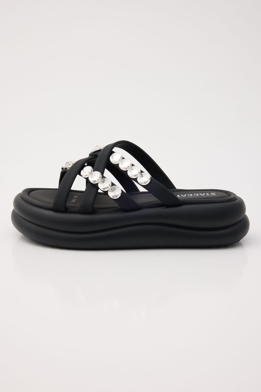 マペットフットベッドサンダル BLK 23.5cm
