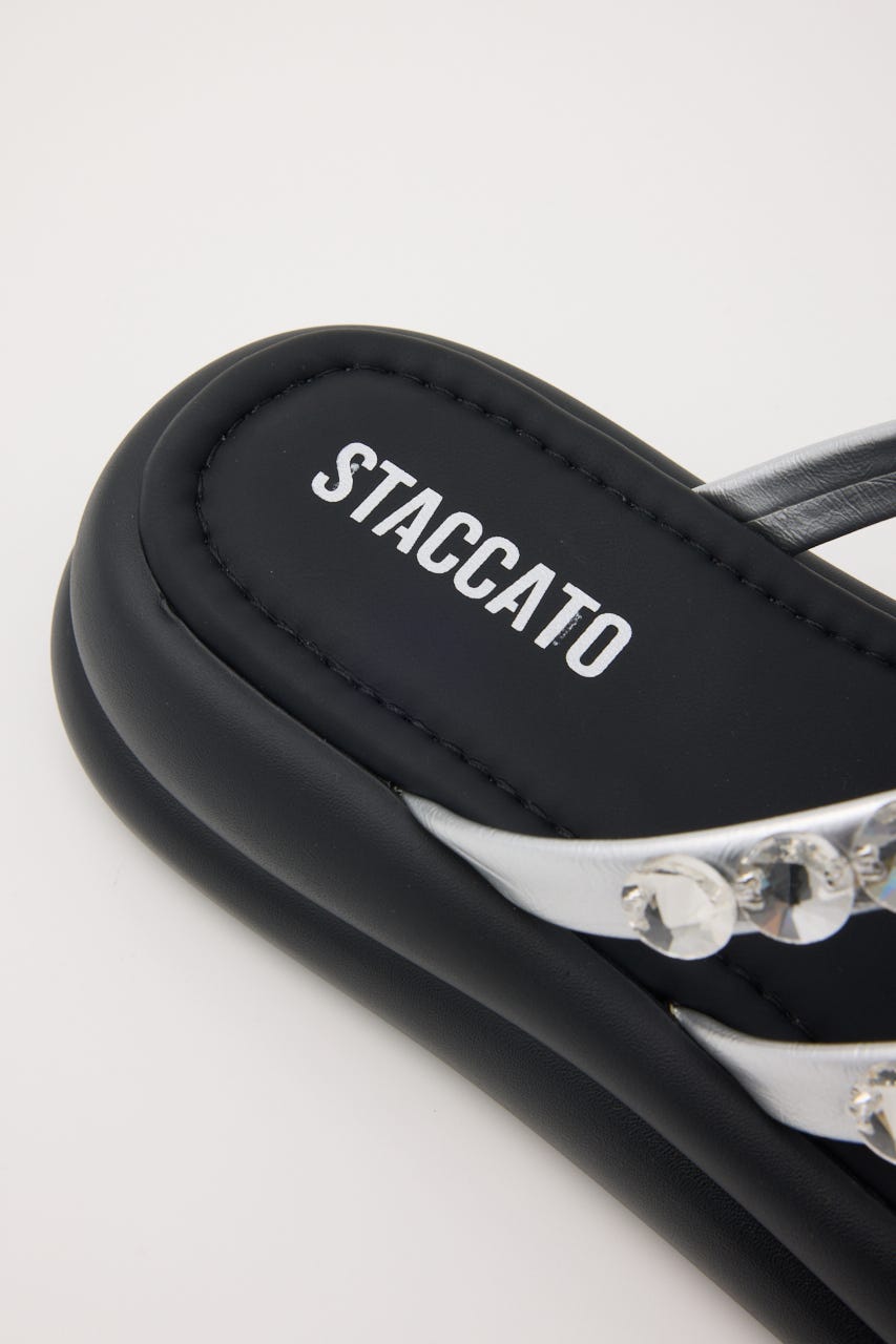 マペットフットベッドサンダル SLV 22.0cm