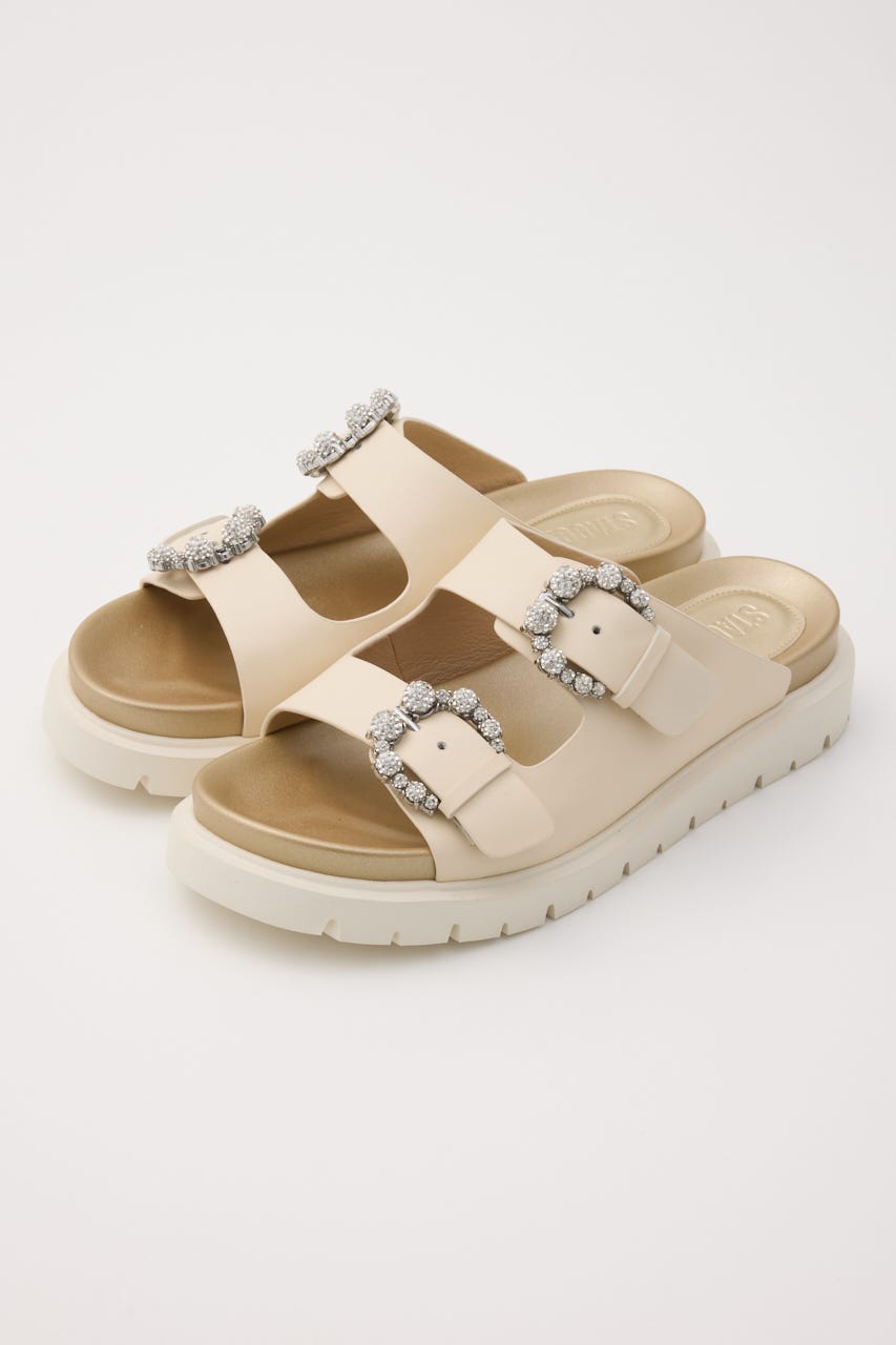 ピアスフィアコンフォートサンダル WHT 23.5cm