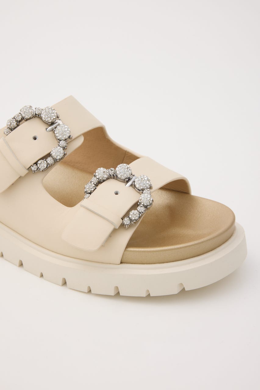 ピアスフィアコンフォートサンダル WHT 23.5cm