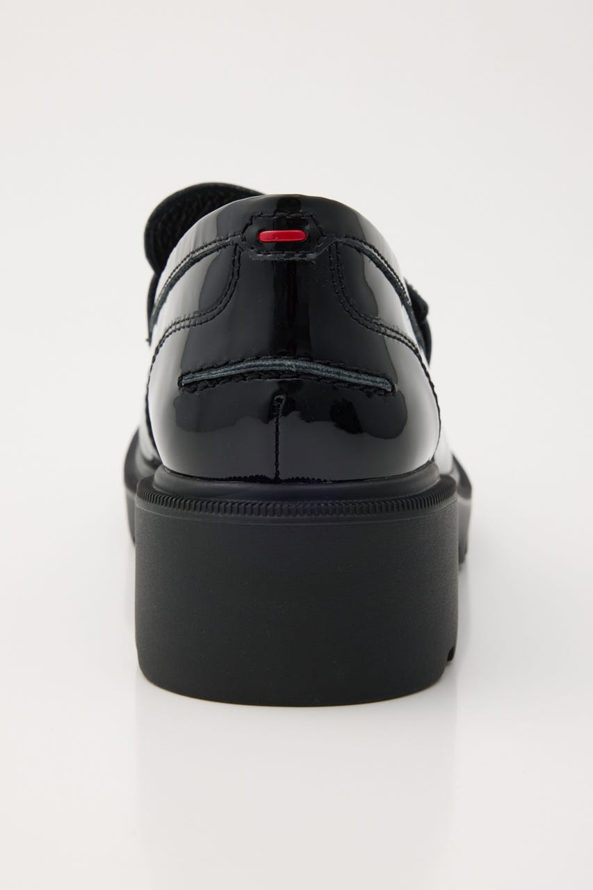 ビジューストーンタンクソールローファー L/BLK 23.5cm