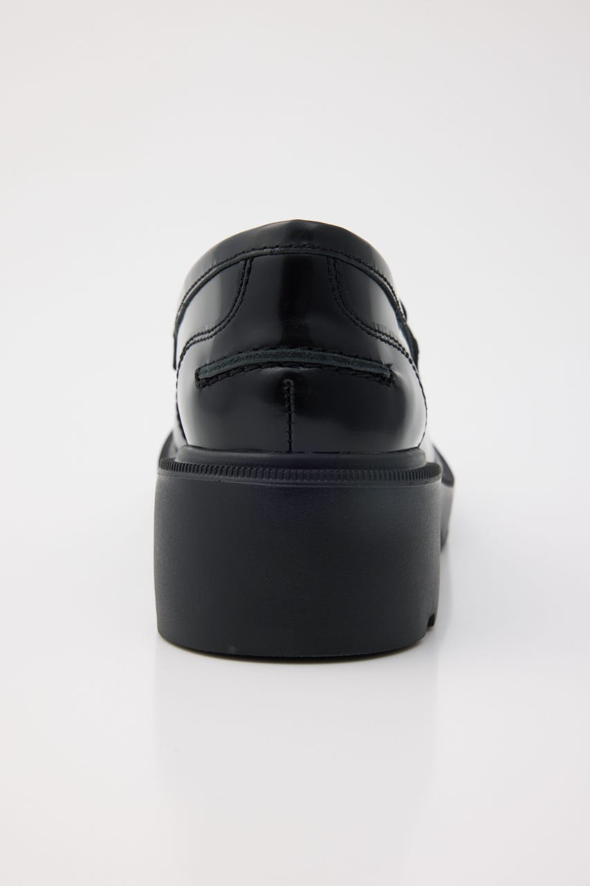 フーフボリュームソールローファー BLK 24.0cm