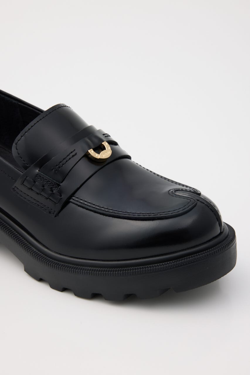 フーフボリュームソールローファー BLK 24.0cm