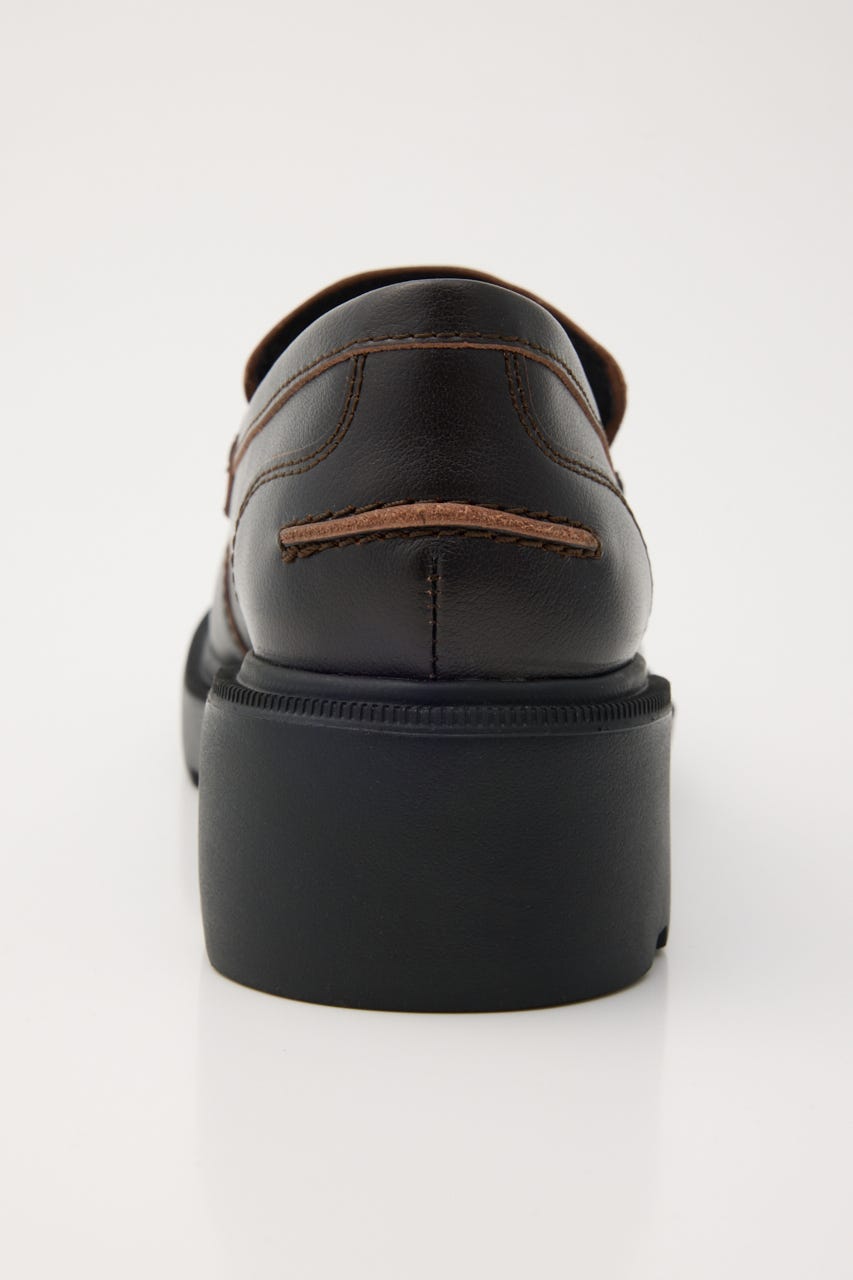 フーフボリュームソールローファー BRN 22.5cm