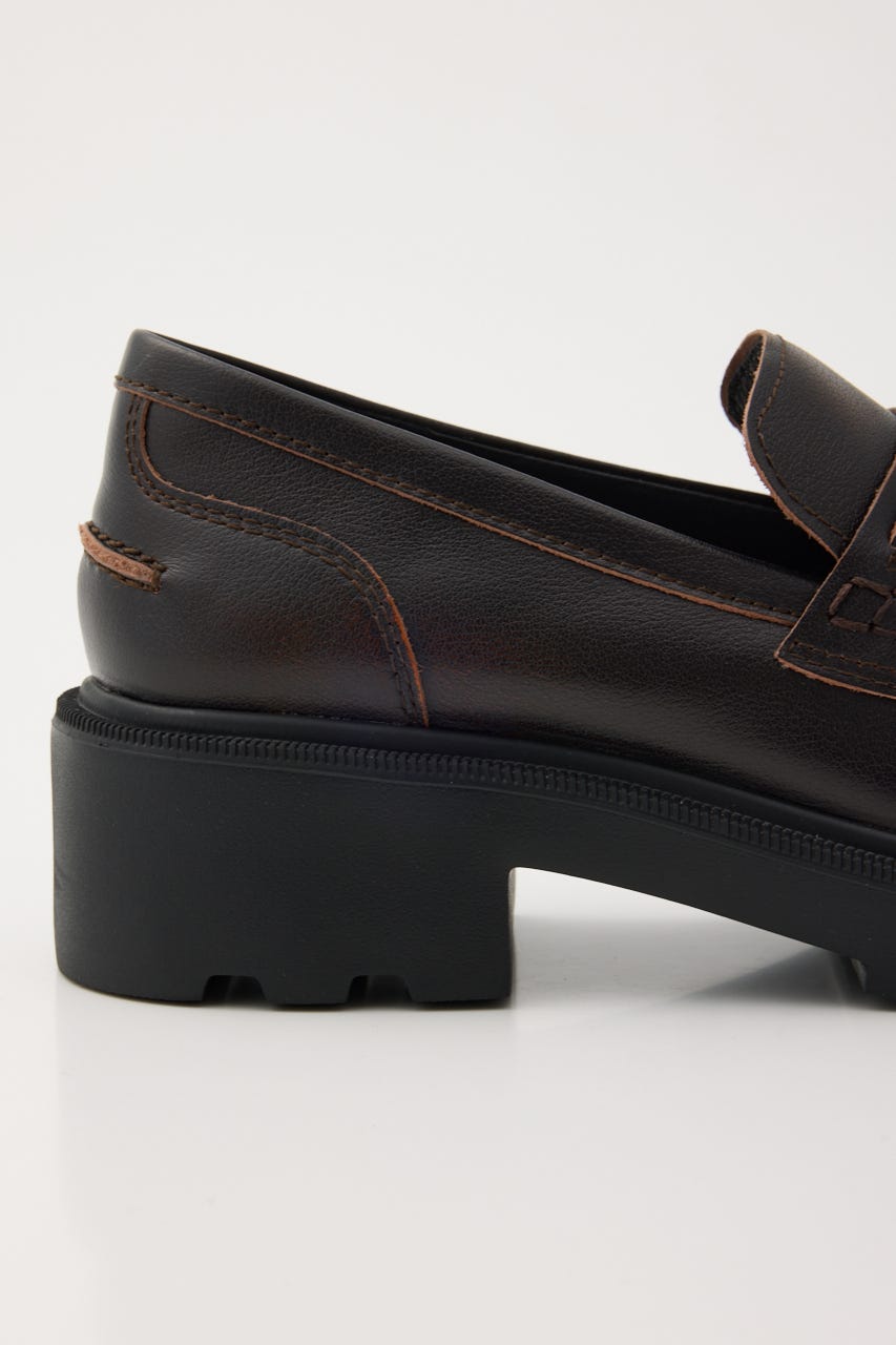 フーフボリュームソールローファー BRN 22.5cm