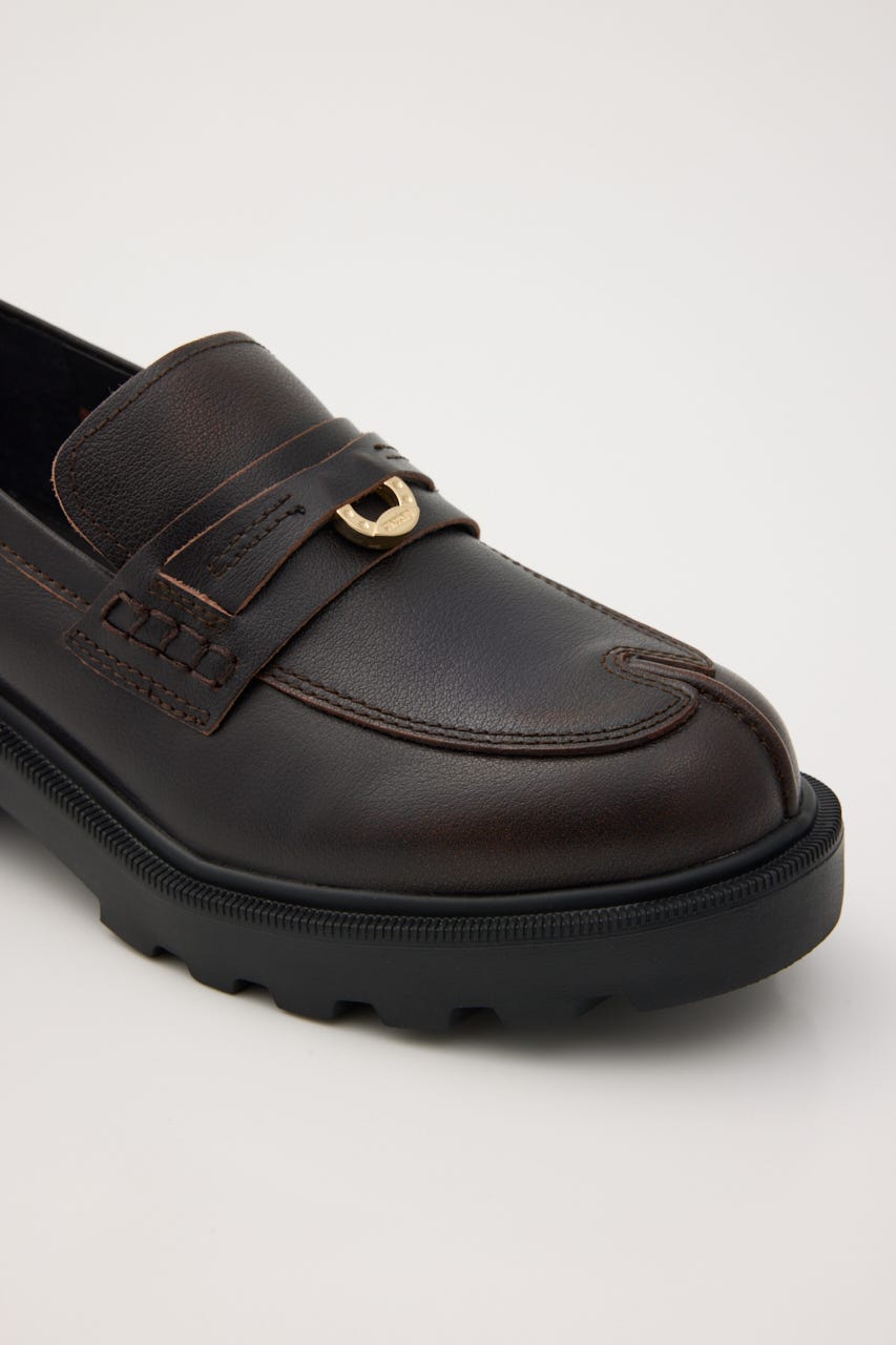 フーフボリュームソールローファー BRN 22.5cm