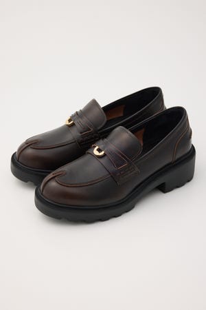 フーフボリュームソールローファー