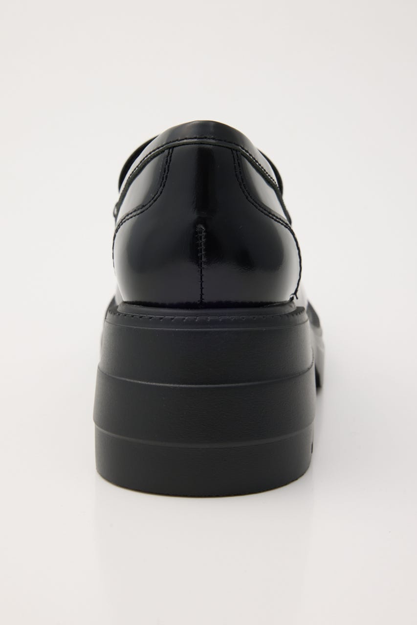 ボタンタンクソールローファー BLK 24.5cm