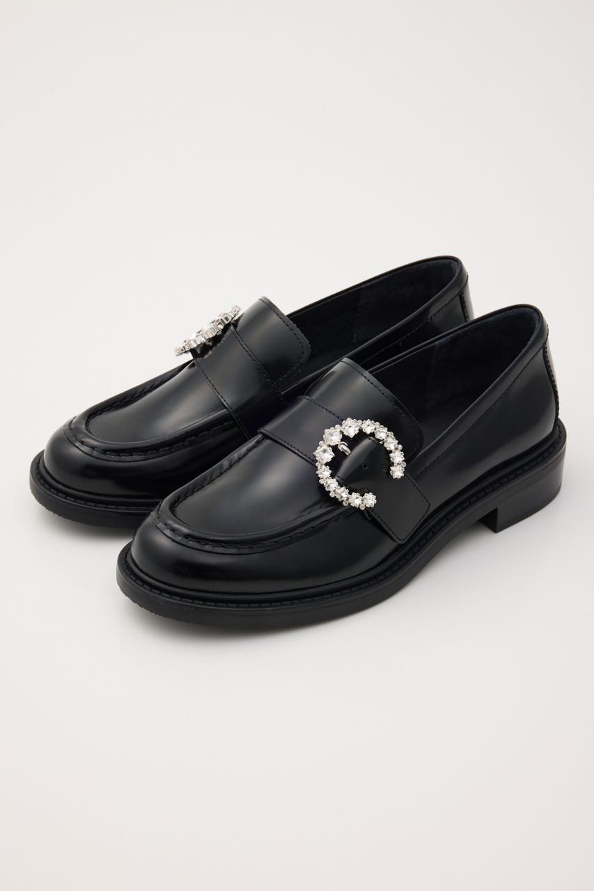 ムーンソフトライトローファー BLK 24.5cm